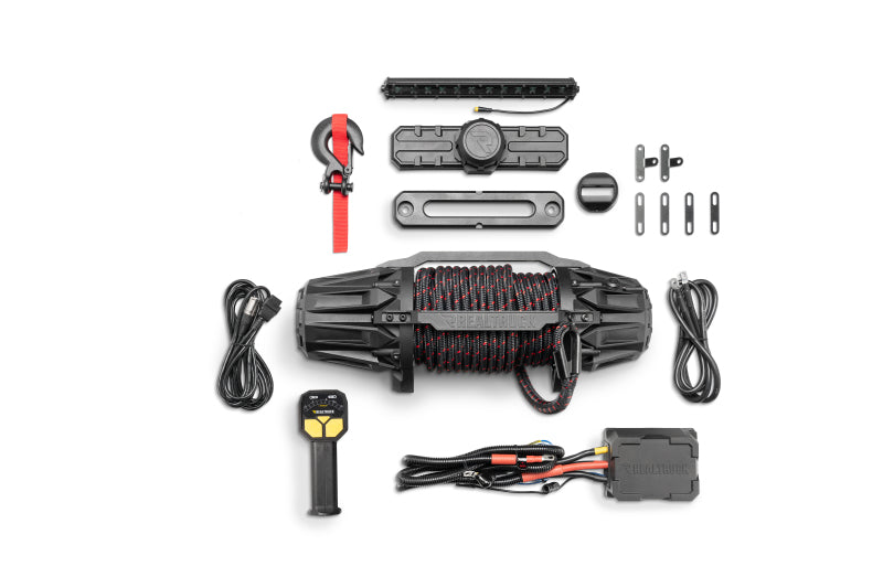 Go Rhino RealTruck Universal Traction Recovery 13K Winch - Black