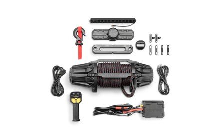 Go Rhino RealTruck Universal Traction Recovery 13K Winch - Black