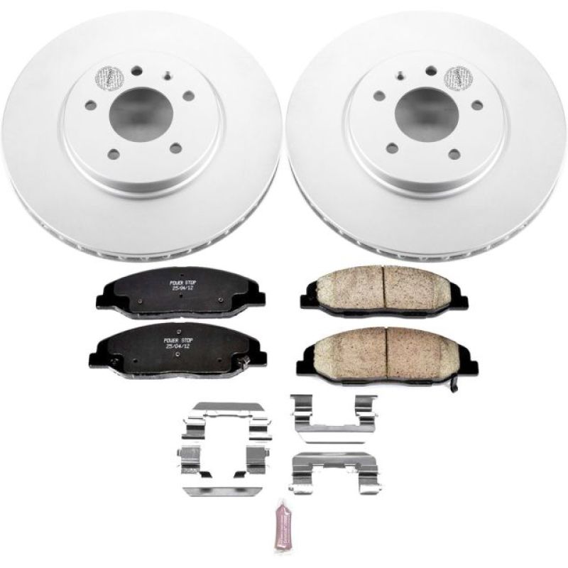 PowerStop Power Stop 09-11 Cadillac STS Front Z17 Evolution Geomet Coated Brake Kit