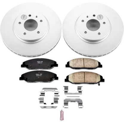 PowerStop Power Stop 09-11 Cadillac STS Front Z17 Evolution Geomet Coated Brake Kit
