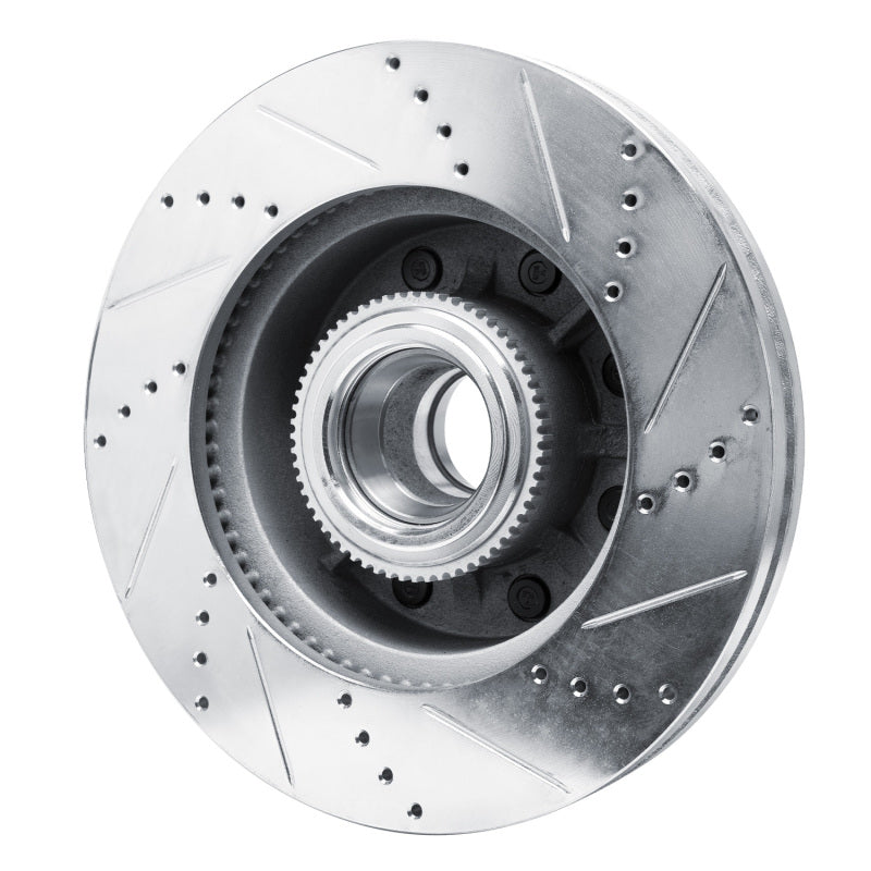 R1 Concepts R1 11-25 Ford F-250 2WD (Super Duty) Front Left Drilled & Slotted Silver Brake Rotor