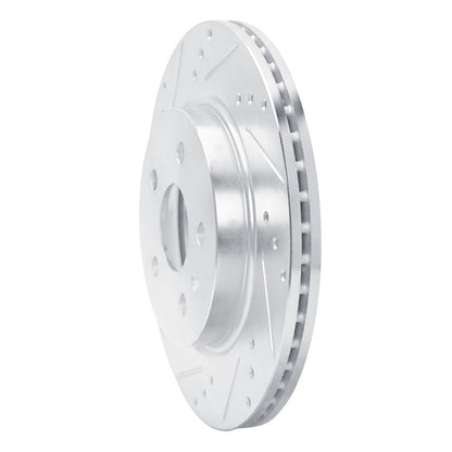 R1 Concepts R1 10-25 Buick ALLURE Rear Left Drilled & Slotted Silver Brake Rotor