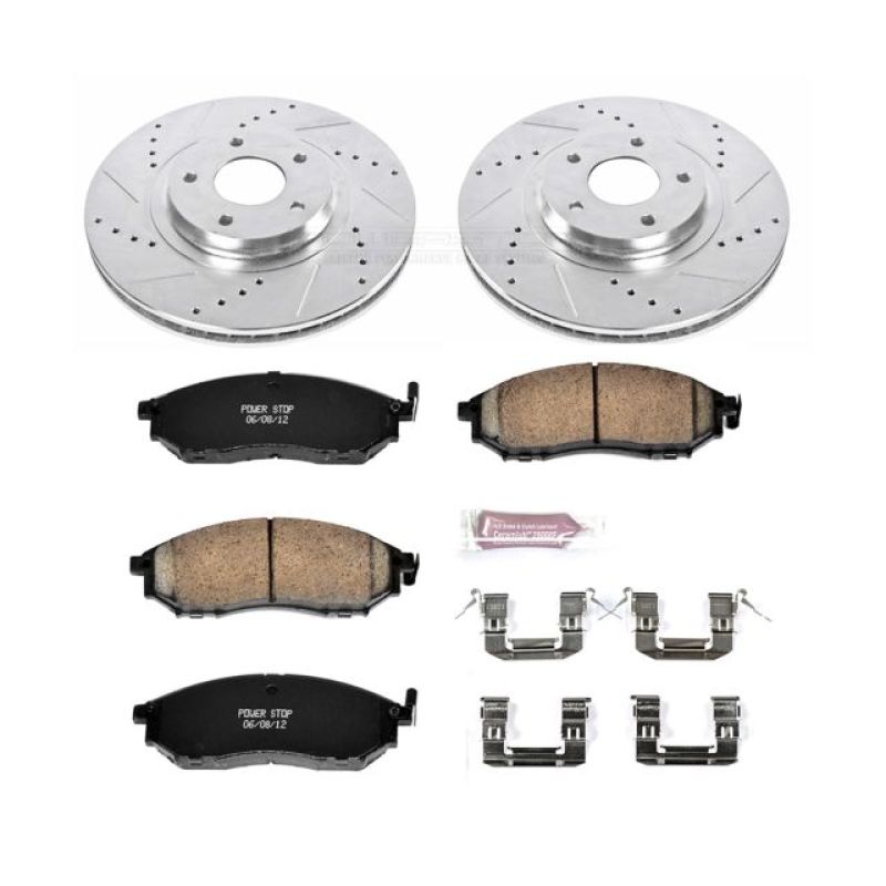 PowerStop Power Stop 11-14 Nissan Murano Front Z23 Evolution Sport Brake Kit