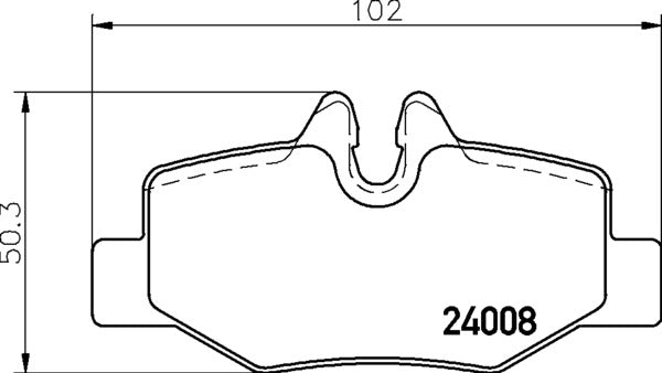 Mintex MDB2679 Brake Pad Set, disc brake