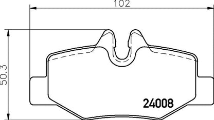 Mintex MDB2679 Brake Pad Set, disc brake