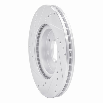 R1 Concepts R1 03-07 Peugeot 307 (Mexico) Rear Right Drilled & Slotted Silver Brake Rotor