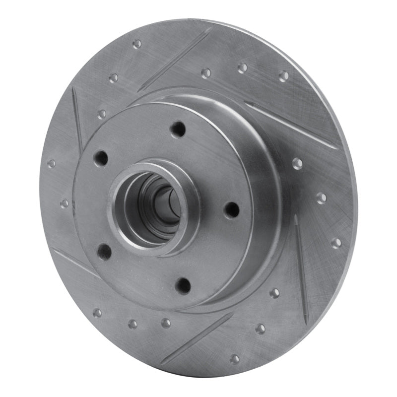 R1 Concepts R1 02-11 Nissan APRio (Mexico) Front Left Drilled & Slotted Silver Brake Rotor