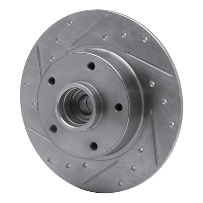 R1 Concepts R1 02-11 Nissan APRio (Mexico) Front Left Drilled & Slotted Silver Brake Rotor