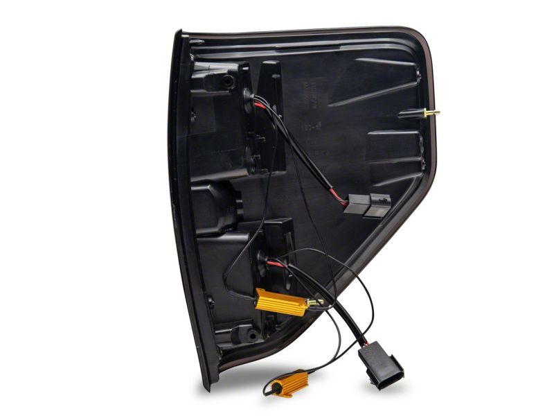 Raxiom 09-14 Ford F-150 Styleside Axial Series LED Tail Lights- Black Housing (Smoked Lens)
