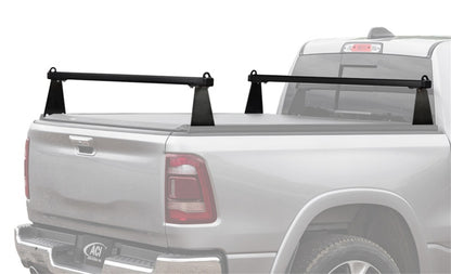 Access ADARAC Almnm Uprights 12in Vert Kit (2 Uprights w/ 1 66in Cross Bar) Matte Black Truck Rack