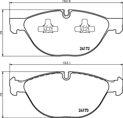 Mintex MDB2835 Brake Pad Set, disc brake