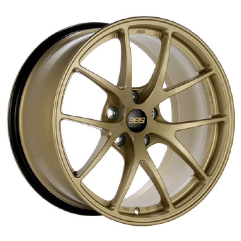 BBS RI-A 19x12 5x130 ET61 CB71.6 Gold Wheel -82mm PFS/Clip Required