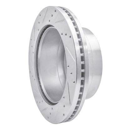 R1 Concepts R1 11-22 Ford F-350 Super Duty 2WD Rear Right Drilled & Slotted Silver Brake Rotor