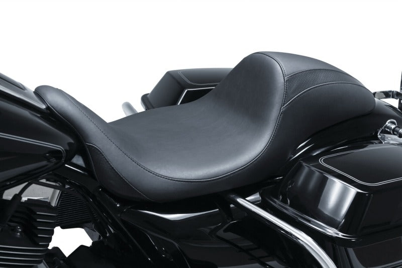 Mustang Motorcycle Mustang 08-21 Harley Electra Glide, Rd Glide, Rd King, Str Glide Hightail Fastback 1PC Seat - Black