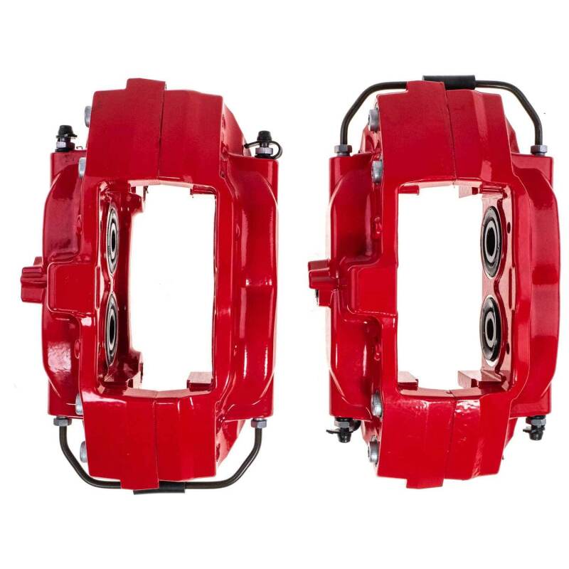 PowerStop Power Stop 09-15 Cadillac CTS Rear Red Caliper - Pair w/o Bracket