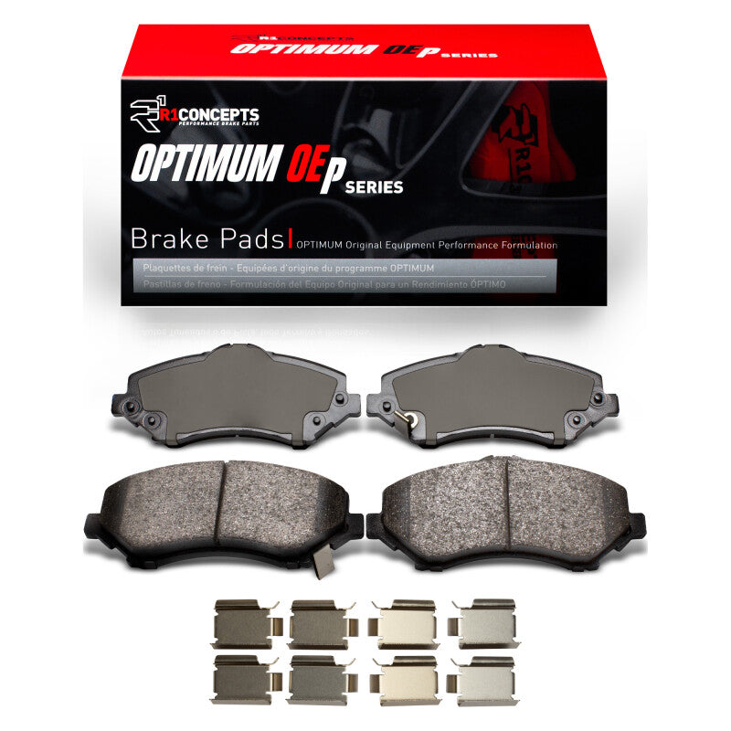 R1 Concepts R1 2007-2018 Chrysler Town & Country Front R1 Optimum OE Pads & Hardware Kit