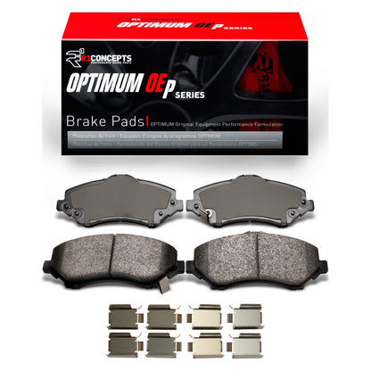R1 Concepts R1 2007-2018 Chrysler Town & Country Front R1 Optimum OE Pads & Hardware Kit