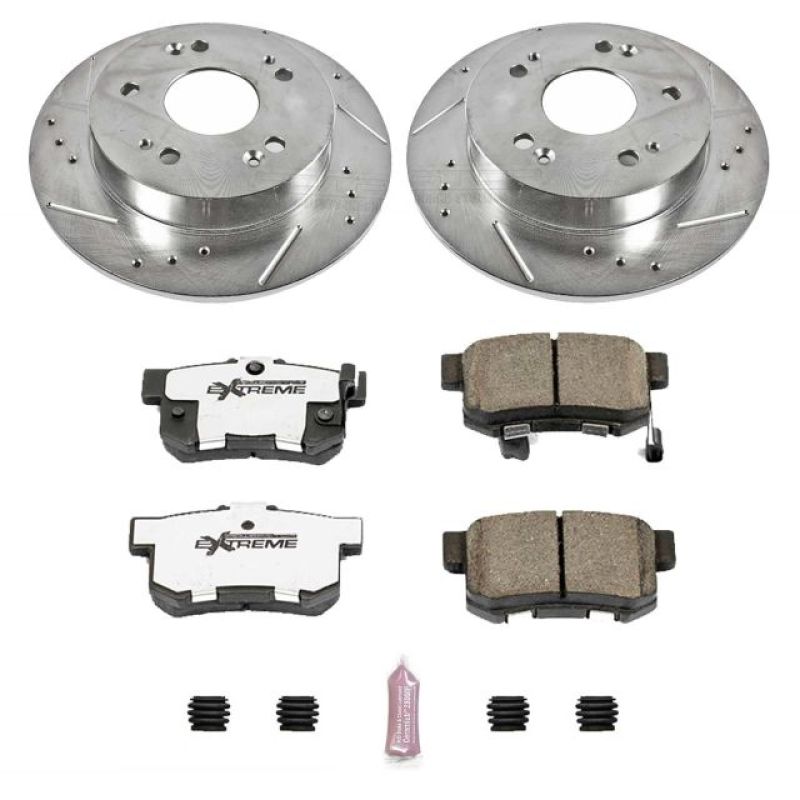 PowerStop Power Stop 13-15 Acura ILX Rear Z26 Street Warrior Brake Kit