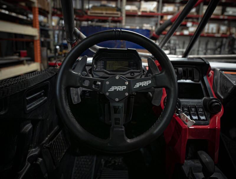 PRP Seats PRP Deep Dish Leather Steering Wheel - Black
