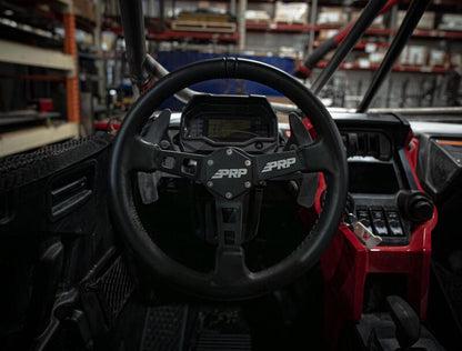 PRP Seats PRP Deep Dish Leather Steering Wheel - Black