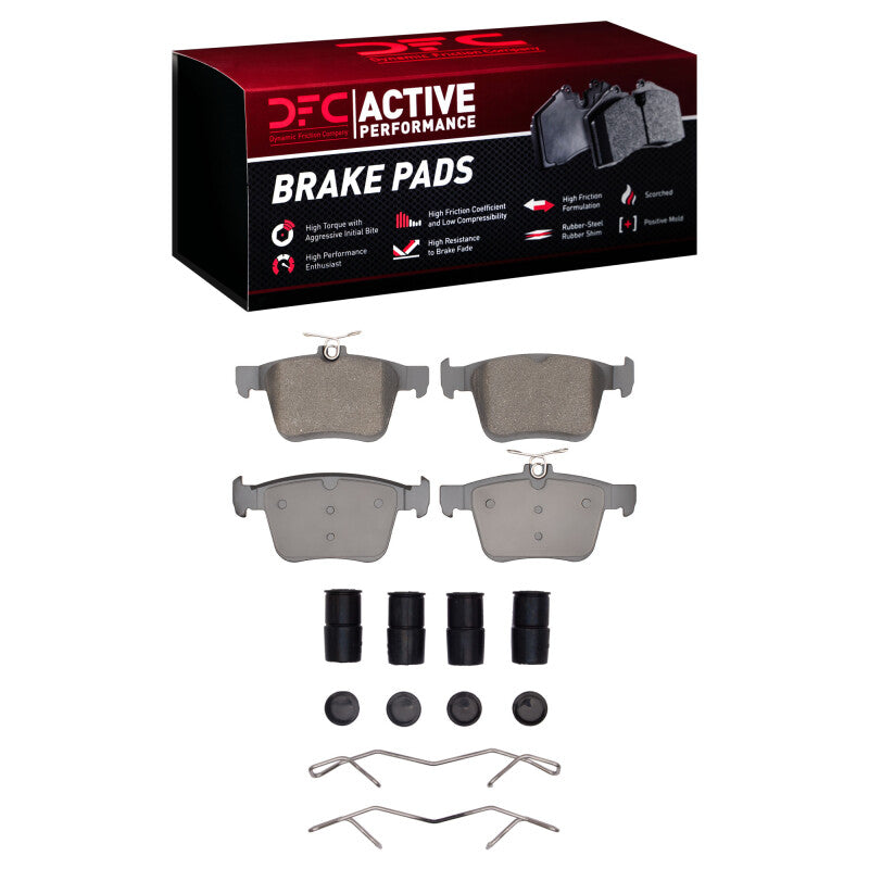 DFC 15-19 Golf R Rear Active Performance Pads and Hardware Kit