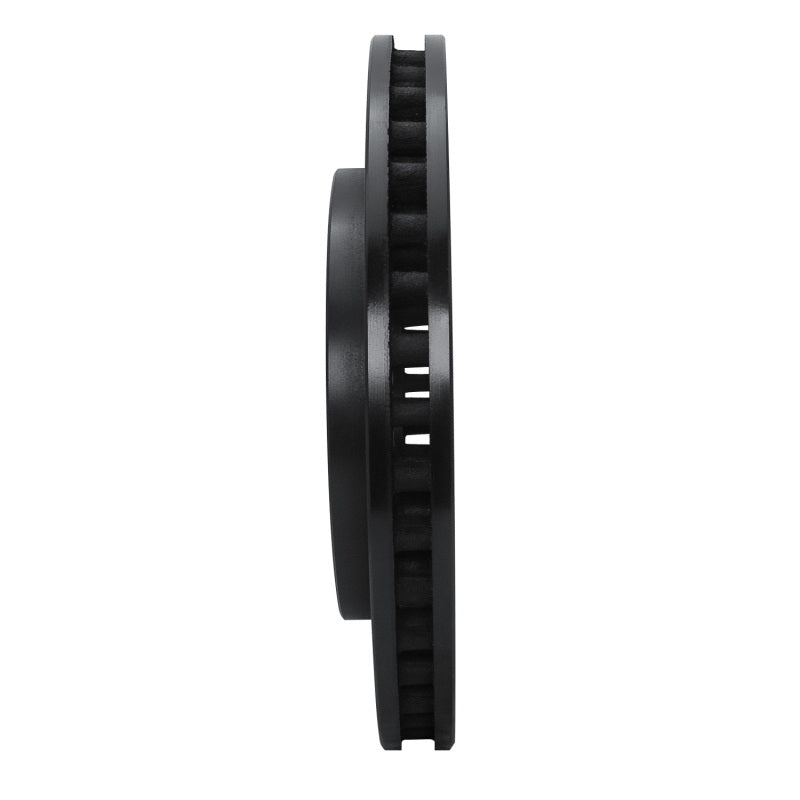 R1 Concepts R1 97-02 Ford Expedition Front Right Drilled & Slotted Black Brake Rotor
