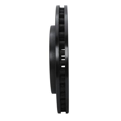 R1 Concepts R1 97-02 Ford Expedition Front Right Drilled & Slotted Black Brake Rotor