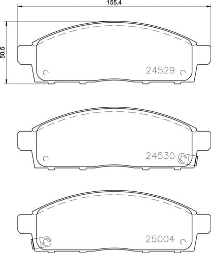 Mintex MDB2882 Brake Pad Set, disc brake