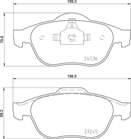 Mintex MDB2884 Brake Pad Set, disc brake