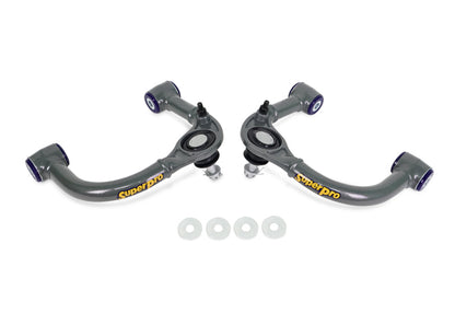 SuperPro 03-09 Lexus GX470 / Toyota 4Runner Sport 4WD Front Upper Fixed Offset Control Arm Set