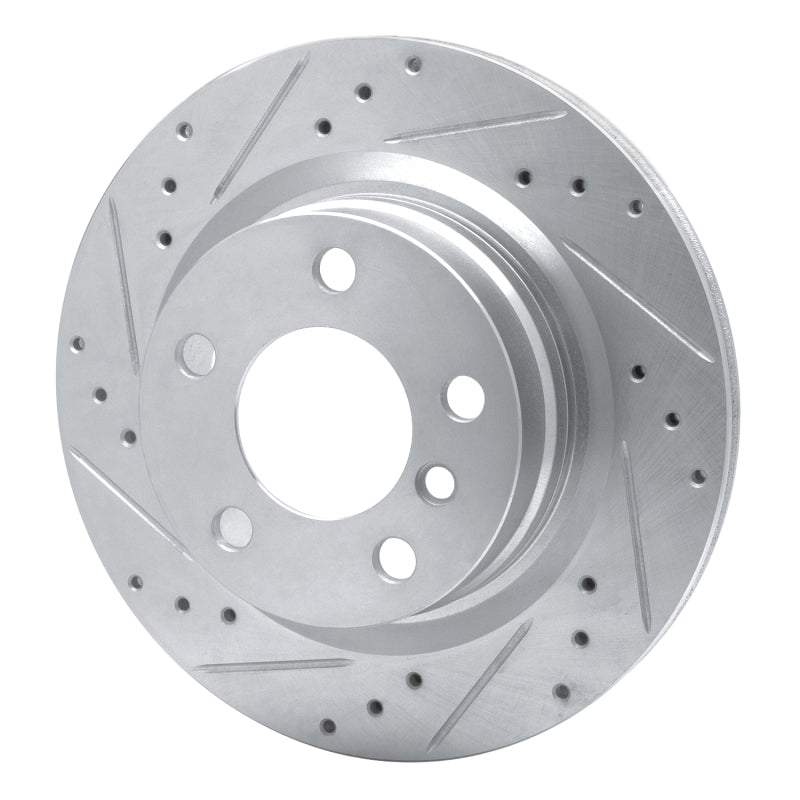 R1 Concepts R1 06-21 BMW 220i (Mexico) Rear Left Drilled & Slotted Silver Brake Rotor