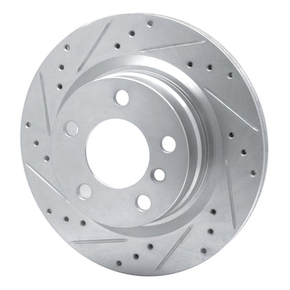 R1 Concepts R1 06-21 BMW 220i (Mexico) Rear Left Drilled & Slotted Silver Brake Rotor