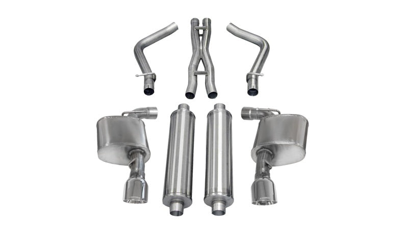 CORSA Performance Corsa 2012-2013 Dodge Charger SRT-8 6.4L V8 Polished Sport Cat-Back Exhaust