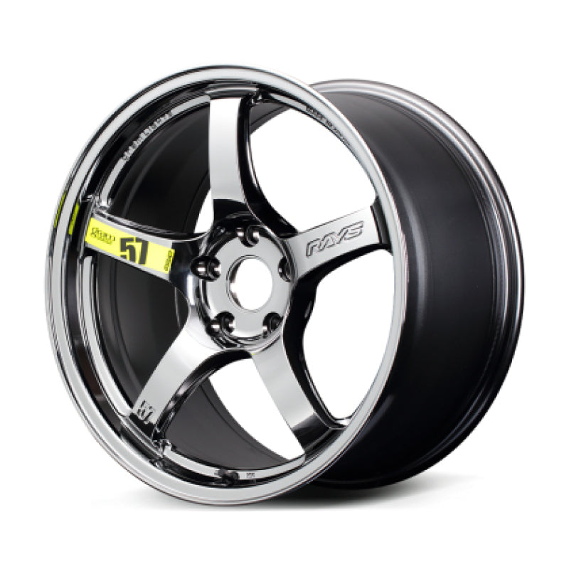 Gram Lights 57CR Limited 18x9.5 +12 5x114.3 RAYS Black Metal Coat Wheel