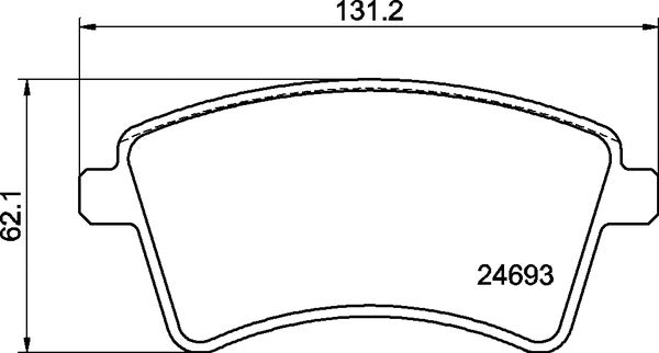Mintex MDB2963 Brake Pad Set, disc brake