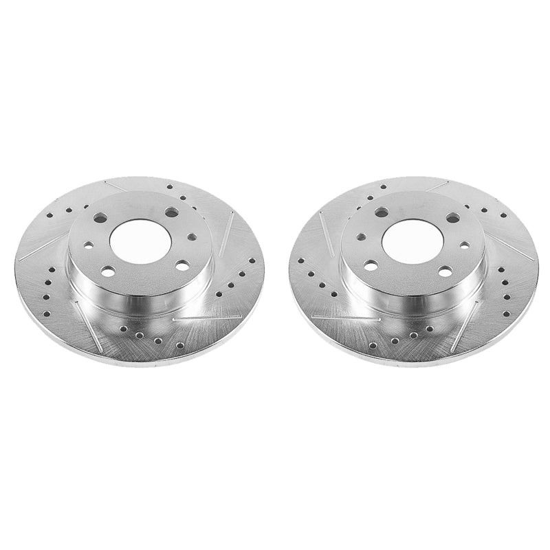 PowerStop Power Stop 12-18 Fiat 500 Rear Evolution Drilled & Slotted Rotors - Pair