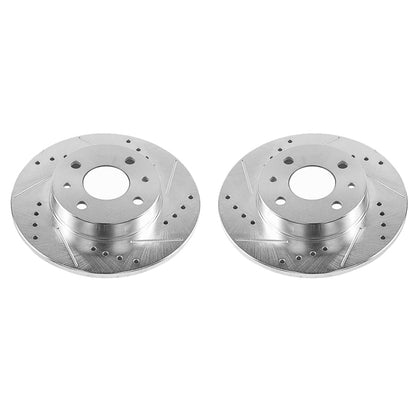 PowerStop Power Stop 12-18 Fiat 500 Rear Evolution Drilled & Slotted Rotors - Pair