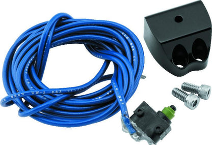 Performance Machine Brake Light Switch Assembly - Black Ano