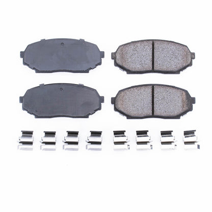 PowerStop Power Stop 90-93 Geo Storm Front Z17 Evolution Ceramic Brake Pads w/Hardware