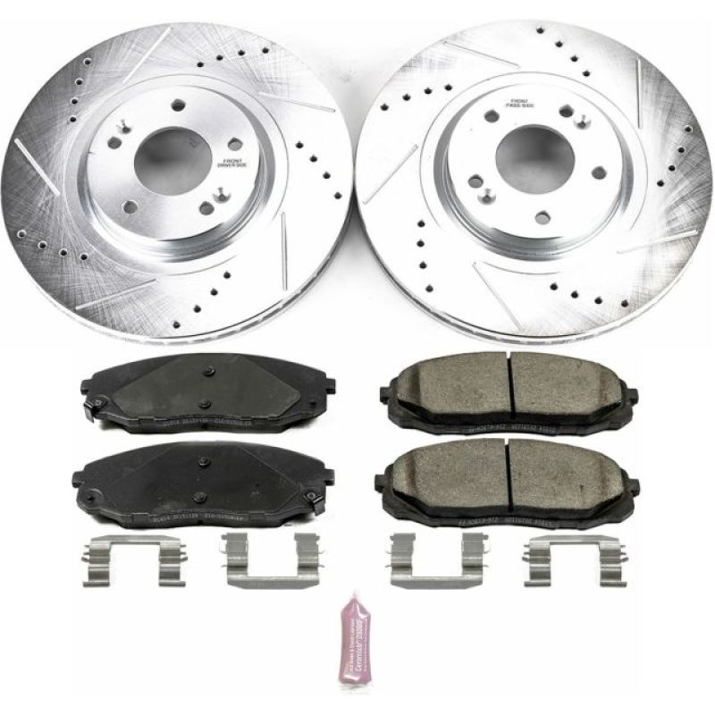 PowerStop Power Stop 15-19 Kia Sedona Front Z23 Evolution Sport Brake Kit