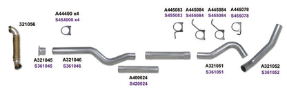 Diamond Eye Performance Diamond Eye KIT 4in Catback MRP Single w/ TDP SS 04-05 Chevy/GMC 6.6L Duramax 2500/3500