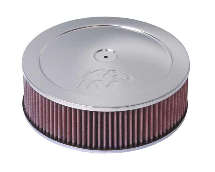 K&N Engineering K&N Custom Round Filter 5-1/8in FLG / 11in Dia / 4-3/4in H w/VENT