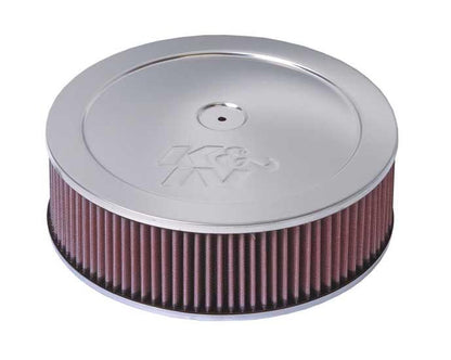 K&N Engineering K&N Custom Round Filter 5-1/8in FLG / 11in Dia / 4-3/4in H w/VENT