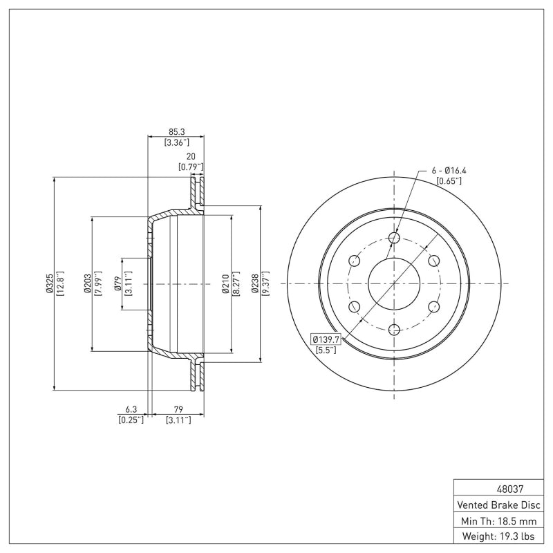 DFC 99-07 Chevrolet Astro Rear GeoSPEC Coated Rotor