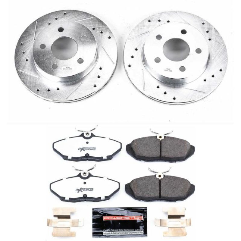 PowerStop Power Stop 93-97 Ford Thunderbird Rear Z26 Street Warrior Brake Kit