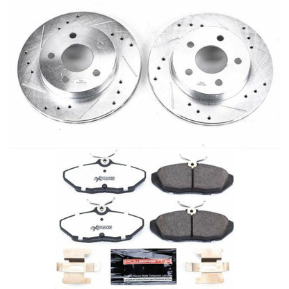 PowerStop Power Stop 93-97 Ford Thunderbird Rear Z26 Street Warrior Brake Kit