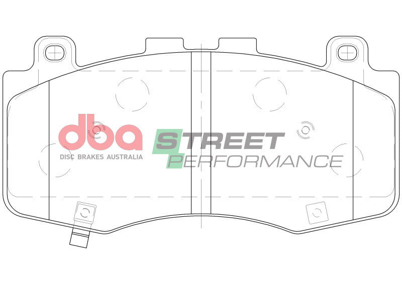 DBA 2017+ Jeep Grand Cherokee SP Performance Front Brake Pads