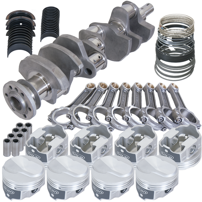 Eagle Chevy 454 4.000in Crank 6.135in I-Beam Rods Closed Chamber 4.280in Pistons Rotating Assembly