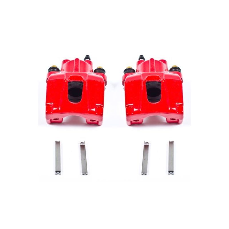 PowerStop Power Stop 06-10 Jeep Commander Rear Red Calipers w/o Brackets - Pair