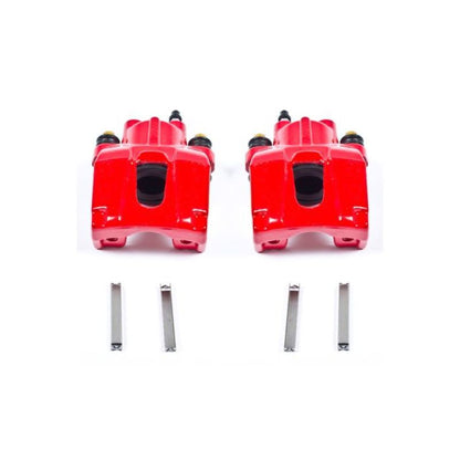 PowerStop Power Stop 06-10 Jeep Commander Rear Red Calipers w/o Brackets - Pair